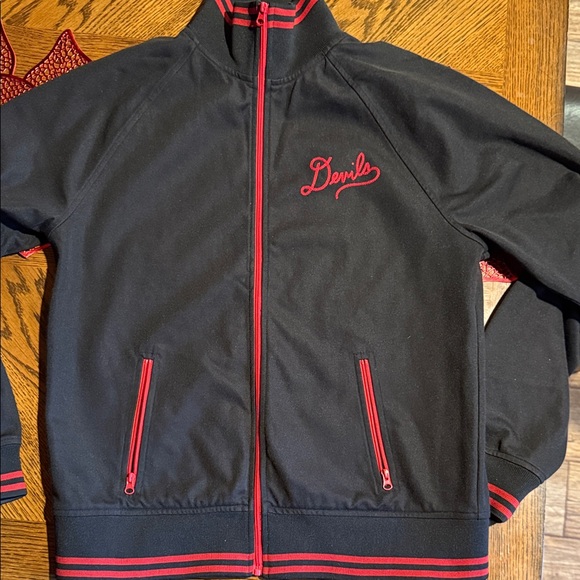 Lucky Brand Black Jacket with Red Devil Design - Picture 4 of 4